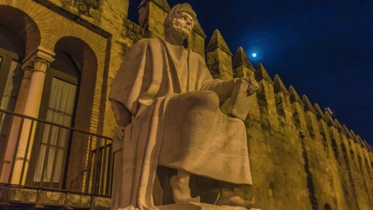 Statue of Averroes in Cordoba, Spain