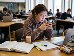 How Excessive Phone Use Hurts Academic Performance in College Students