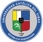 Cibao Catholic University logo