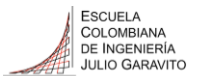Colombian School of Engineering Julio Garavito logo