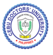Cebu Doctors' University logo