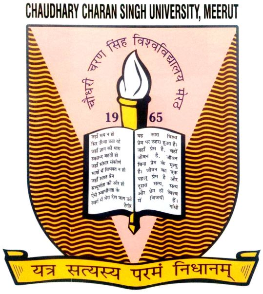 Choudhary Charan Singh University logo