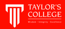 Taylor's College logo