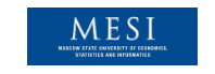 Moscow State University of Economics, Statistics, and Informatics logo
