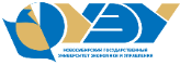 Novosibirsk State University of Economics and Management logo