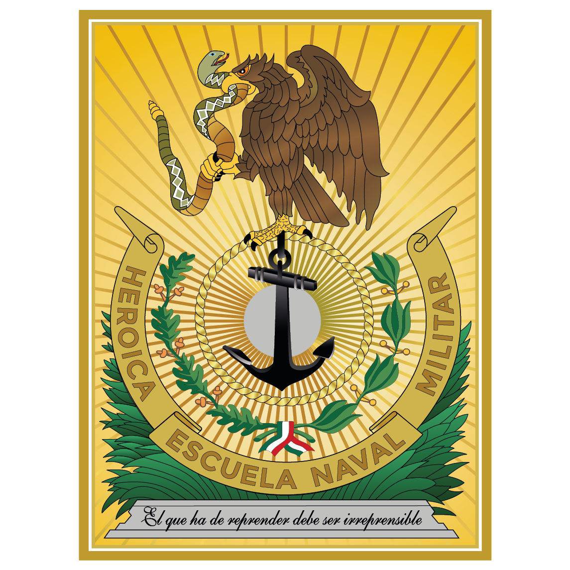 Heroic Naval Military School logo