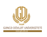 Ganja State University logo