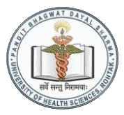 Pandit Bhagwat Dayal Sharma University of Health Sciences logo