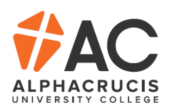 Alphacrucis University College logo