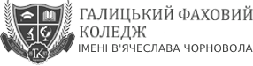 Halytsky applied college named after Vyacheslav Chornovil logo